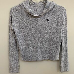Kids Abercrombie Heather Gray Hoodie